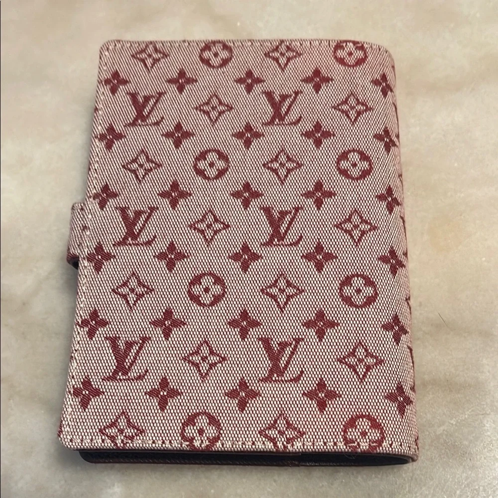 Louis Vuitton Burgundy Monogram agenda Wallet - Picture 3 of 7